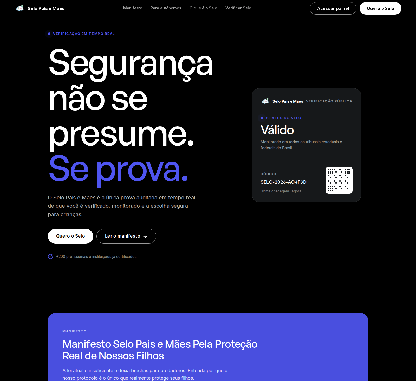 Selo Pais e Mães